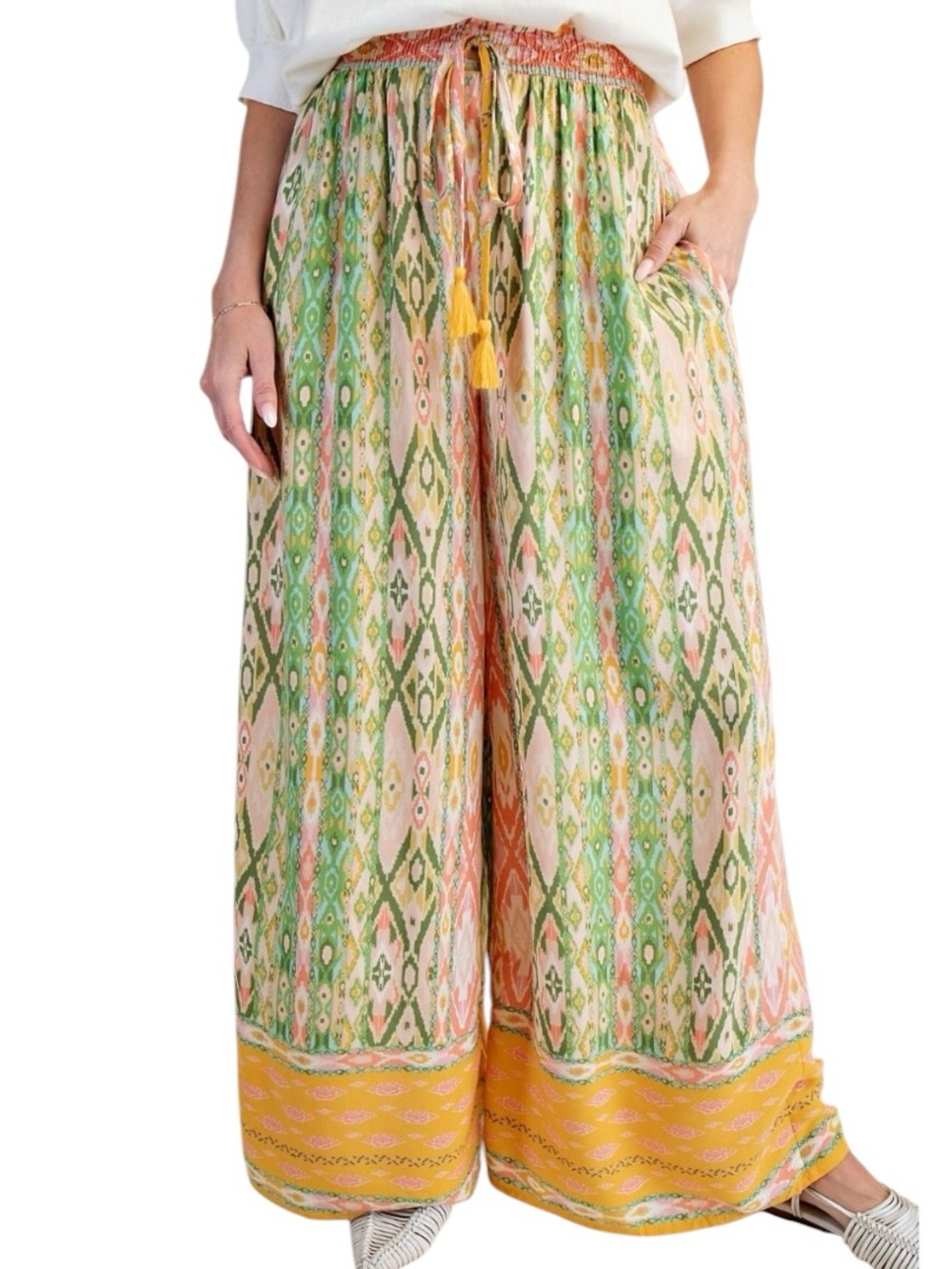 662:  EASEL NWT PANTS MUSTARD (C)